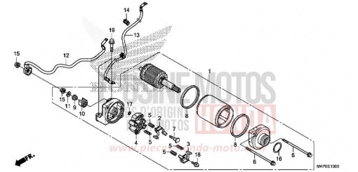 STARTER MOTOR CB500FAK de 2019